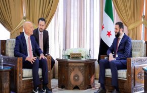 دیدار جولانی و تام باراک در دمشق