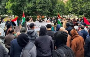 همبستگی با غزه در تطوان؛ تجمع اعتراضی علیه تداوم حملات 