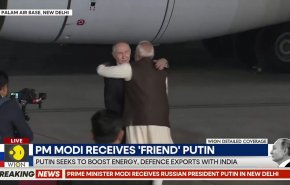 پوتین مورد استقبال نخست وزیر هند قرار گرفت