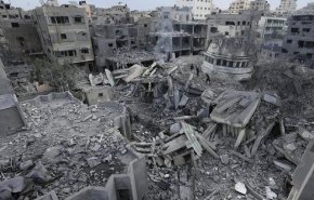 فرو ریختن خانه‌ای در غرب غزه یک شهید و چند زخمی برجا گذاشت + فیلم