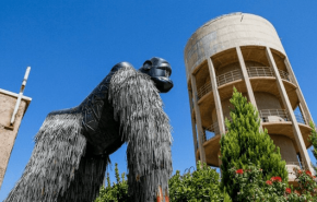 افتتاح نخستین باغ‌وحش فلزی کشور درجنوب اصفهان