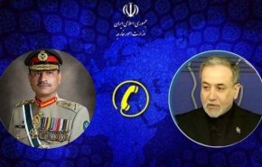 گفتگوی تلفنی وزیر امور خارجه و فرمانده ارتش پاکستان