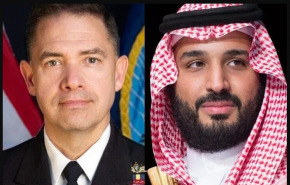 دیدار بن سلمان با فرمانده سنتکام در جده