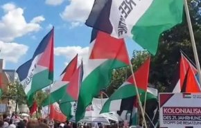  تظاهرة حاشدة في برلين تضامنًا مع فلسطين ولبنان وإيران