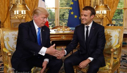 متن و حواشی سفر ترامپ به فرانسه
