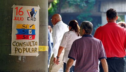 رای گیری نمادین در ونزوئلا