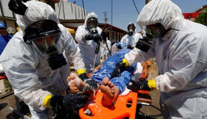 مانور وقوع حمله شیمیایی‎
