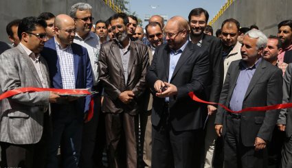 افتتاح زیرگذر و تونل شهید ضربعلی زاده/ تصاویر