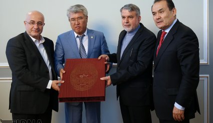دیدار وزیران فرهنگ ایران و قزاقستان/ تصاویر