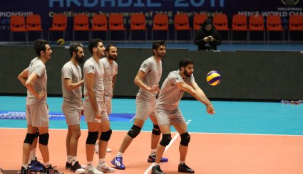 تمرین تیم ملی والیبال بزرگسالان ایران/ تصاویر
