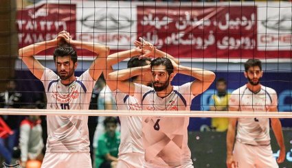 دیدار تیم‌های والیبال ایران و کره جنوبی - اردبیل/ تصاویر