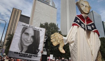 Anti-Fascism Protests Erupt across US as Protesters Blame Trump for Deadly White Supremacist Rally in Virginia