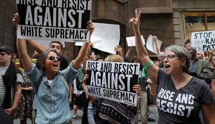 Anti-Fascism Protests Erupt across US as Protesters Blame Trump for Deadly White Supremacist Rally in Virginia
