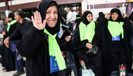 اعزام نخستین گروه زائران خوزستان به سرزمین وحی‎. تصاویر
