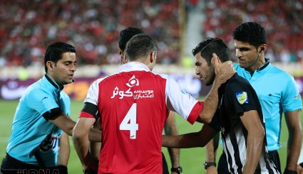 هفته چهارم لیگ برتر فوتبال/ دیدار پرسپولیس با سیاه جامگان. تصاویر