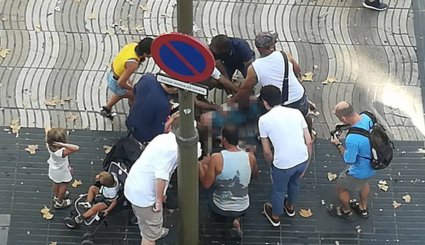 حمله تروریستی در بارسلونا-تصاویر
