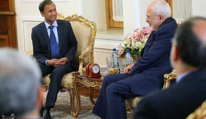 Zarif's meetings with foreign ambs.
