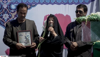 مراسم تشییع پیکر مطهر شهید گمنام در ستاد دژبان کل ارتش