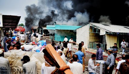 اسلام آباد/آتش سوزی بزرگترین بازار محلی. تصاویر