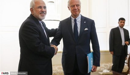 Zarif, UN envoy meeting in Tehran