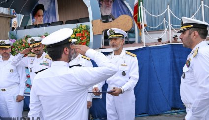 مراسم استقبال از ناوگروه چهل وهفتم نیروی دریایی ارتش. تصاویر