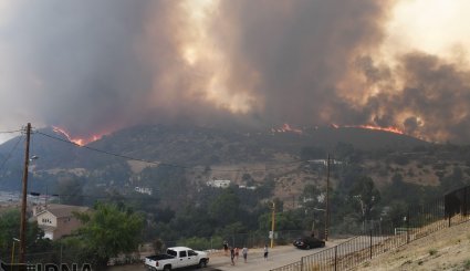 آتش سوزی گسترده در جنگل‌های کالیفرنیا