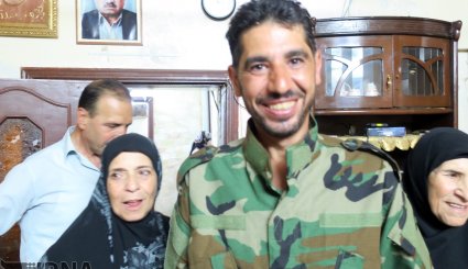 استقبال از «حسین سکاف»اسیر آزاد شده از چنگ تروریست ها