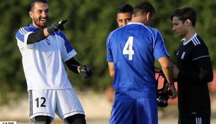 نشست خبری مربیان ایران و سوریه و تمرین تیم ملی فوتبال
