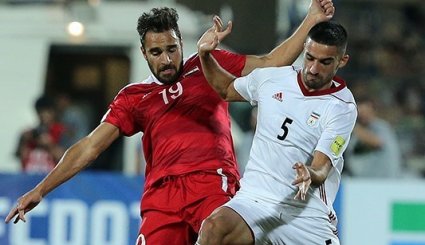 دیدار تیم‌های فوتبال ایران و سوریه
