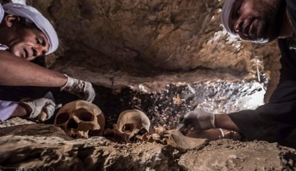 مومیایی کشف شده از کارگران مصری در یک آرامگاه باستانی
