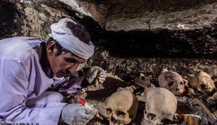 مومیایی کشف شده از کارگران مصری در یک آرامگاه باستانی