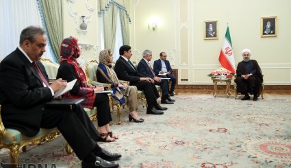 دیدار وزیر امور خارجه پاکستان با روحانی + تصاویر