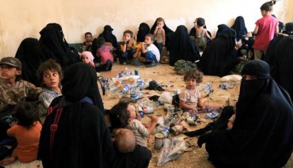 محل نگهداری زنان و فرزندان داعشی‌ها