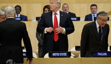اولین حضور ترامپ در سازمان ملل