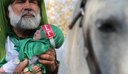 تعزیه ورود به دشت کربلا در نوش آباد