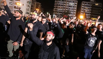مراسم شب عاشورای حسینی در بیروت