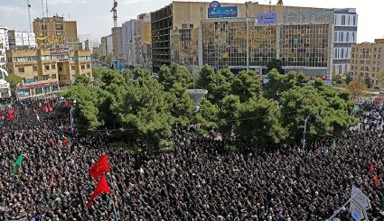تجمع بزرگ عاشورائیان - سعادت آباد