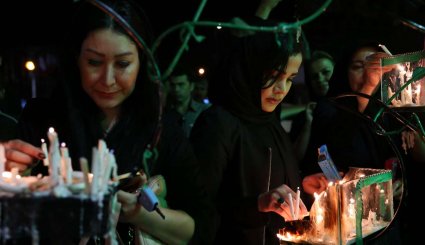 مراسم شام غریبان در تهران + تصاویر