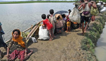 سایه مرگ و وخامت اوضاع آوارگان مسلمان روهینگیا در میانمار + تصاویر