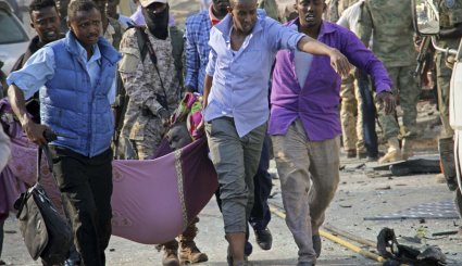 انفجار خودروی بمب گذاری شده در موگادیشو‎
