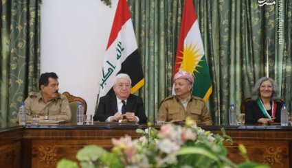 تصاویر / جلسه توافق بارزانی و دولت عراق