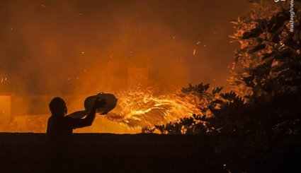 آتش سوزی مرگبار در پرتغال