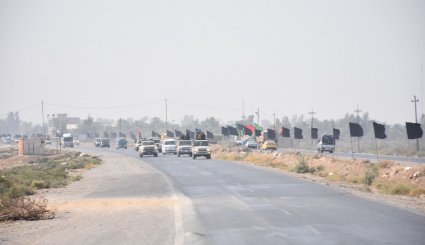 توجه قوات اللواء الثالث والعشرون الى المناطق الحدوية لتأمين الطريق لزائري أربعينية الامام الحسين(عليه السلام)  الوافدين من أيران 