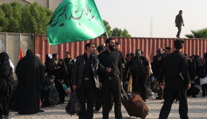 خروج زائران اربعین حسینی از مرز مهران