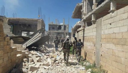 تصویر / حضور ارتش سوریه در شهر دیرالزور 