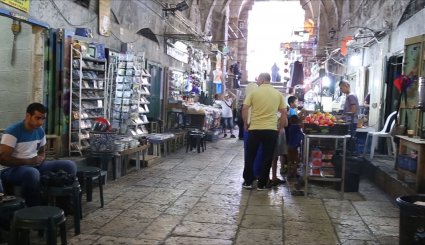 سوق القطانين في القدس-فلسطين