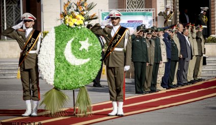 استقبال رسمی از فرمانده ارتش پاکستان