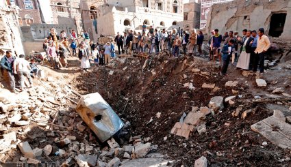 حمله هوایی رژیم سعودی به یمن پایتخت صنعا