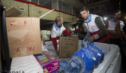 ارسال کمک های استانها برای زلزله زدگان استان کرمانشاه