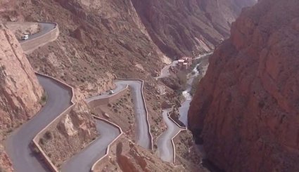 أخطر طريق في المغرب مضايق دادس
